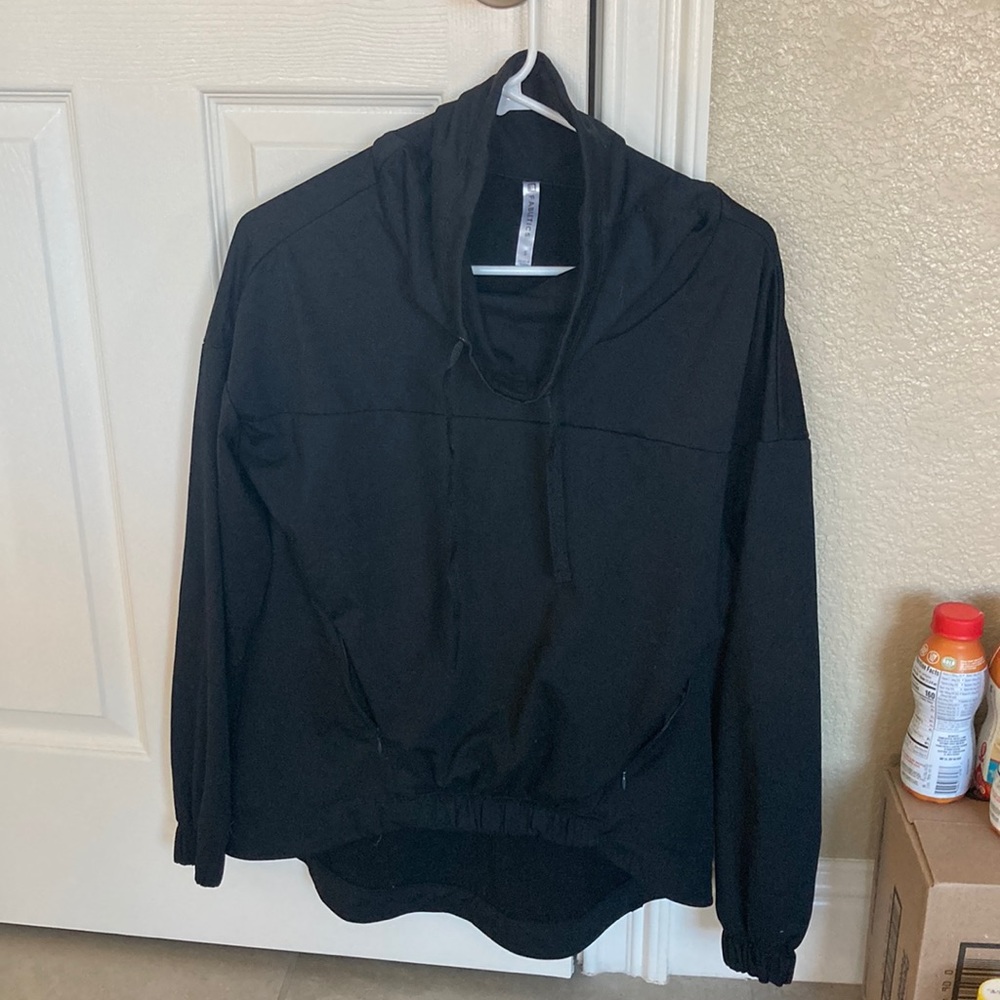 Fabletics Black Pullover Funnel Neck - image 1